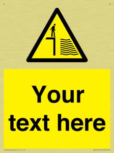 Custom Deep Water Sign